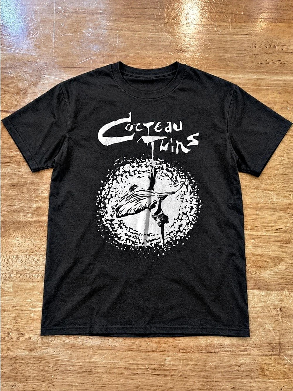 Cocteau Twins Music Band Graphic T-Shirt in Black